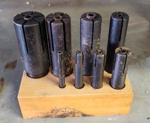 lot 57 image: 8 Piece Mill Collet Set