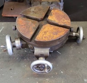 lot 66 image: Vintage Palmgren No 6285-1 8 Rotary Indexer X Y Cross Slide Milling Table Vise