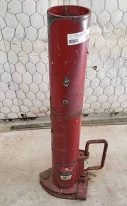 lot 105 image: Bulldog 20,000lb Gooseneck Coupler Adjustable Base Assembly