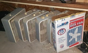 lot 269 image: Lot of 6 Box Fans