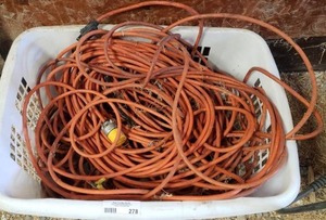 lot 278 image: Lot of Extension Cord. 200 feet