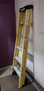 lot 321 image: Werner 6ft folding ladder