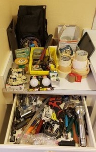 lot 464 image: Assorted household hardware and tools as shown