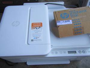 lot 75 image: HP deskjet 4133e printer, comes with instant ink qty 7