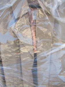lot 216 image: Oleg Lassini size 42 mens weather coat, made in Korea