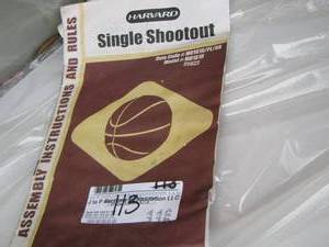 lot 113 image: Harvard single shootout game not put together but has paperwork and screws