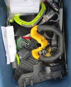lot 143 image: Misc. DeWalt and ryobi weed eater parts