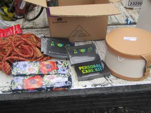 lot 161 image: personal care kits- includes masks sanitizer- gloves