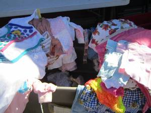 lot 190 image: vintage baby girl clothes from newborn thru 2t