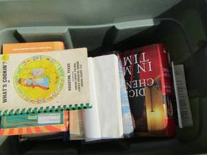 lot 238 image: book lot- cook books- who knew- American books and more
