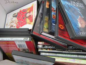 lot 253 image: Large lot of DVDs