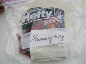 lot 267 image: Handmade vintage baby doll hats with shirts for every holiday in good condition