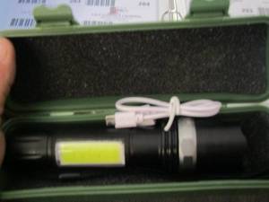 lot 297 image: Large rechargeable flash light New