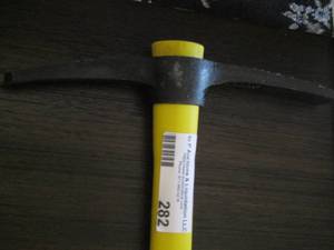 lot 299 image: Pick Axe yellow handled New