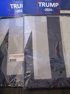 lot 326 image: New TRUMP 2024 FLAGS  Qty 2