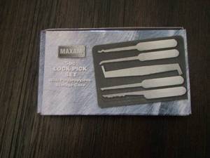 lot 329 image: Lock pic set 5 pieces by Maxam  NEW