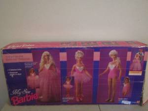lot 67 image: MY SIZE BARBIE 3 FT TALL IN ORIGINAL BOX ( CLOTHING NOT INCLUDED)