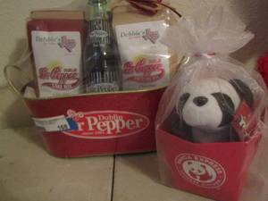 lot 168 image: DR PEPPER  & PANDA EXPRESS GIFT BASKETS