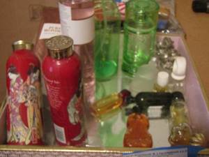 lot 179 image: bath and body works, vintage perfume bottles
