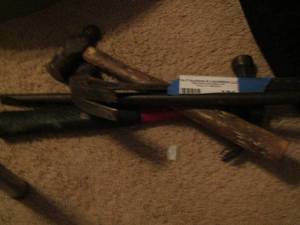 lot 181 image: lot of hammers
