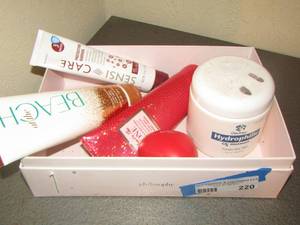 lot 220 image: lotions and hand cream