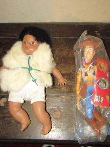 lot 238 image: Toy Story Woody NIP- American doll