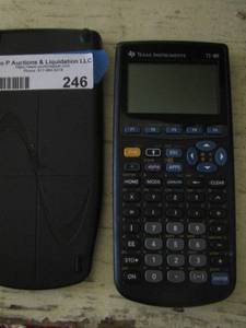 lot 246 image: Texas Instruments TI-89 math calculator