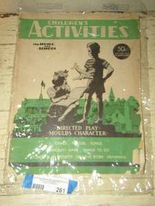 lot 262 image: childrens activities book for home and school vintage