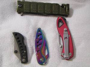 lot 282 image: POCKET Knifes qty 4
