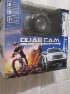 lot 294 image: new dual cam 2 in 1 sports actiondash camera