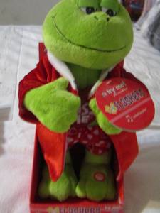 lot 295 image: flirty flashers kiss me frog new