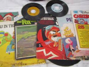 lot 48 image: Disney record lot- mickey and more  plus Christmas