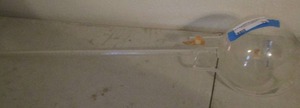lot 79 image: FISHER BRAND GLASS LABORTORY BEAKER WITH GRADIENT 33 IN TALL