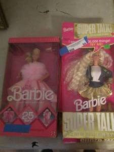 lot 94 image: BARBIE PINK JUBILEE,    BARBIE SUPER TALK