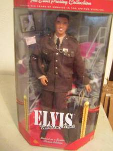 lot 95 image: ELVIS THE ARMY YEARS NUMBER 2 IN SERIES DOLL