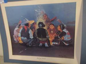 lot 108 image: ART PALO DURO COUNCIL   BY RICK Hamilton SIGNED NUMBER 323500
