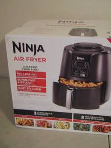 lot 129 image: NINJA AIR FRYER NEW NEVER OPENED