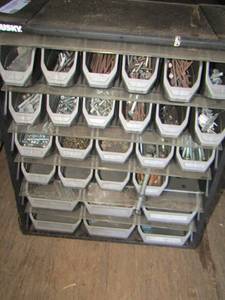 lot 52 image: organizer for screws nails and such