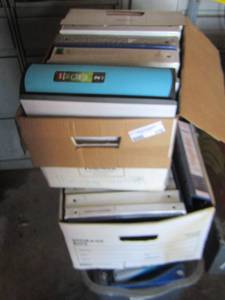 lot 170 image: boxes of binders all 3 ring qty 3 boxes