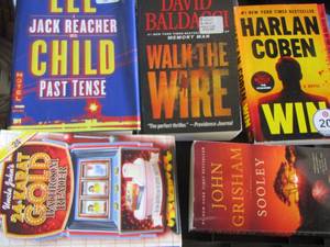 lot 148 image: book lot includes Harlan coben, sooley, walk the wire and more