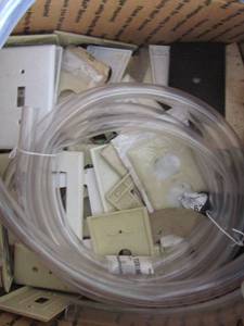 lot 120 image: wall outlet plates, light fixture plates and more