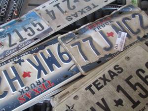 lot 117 image: lot of various license plates qty 8