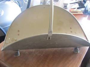 lot 135 image: metal handled  firewood holder