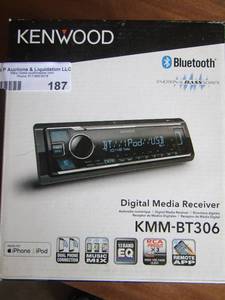 lot 187 image: Kenwood Bluetooth radio
