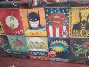 lot 189 image: canvas of all the super heros size unknown