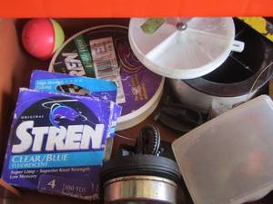 lot 195 image: tackle box full of misc. tackle