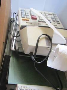 lot 147 image: office supplies, binder clips, folders, new key board and more