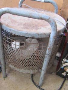 lot 177 image: electric heater fan