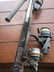 lot 79 image: qty 4 fishing poles