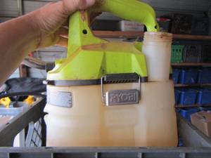 lot 219 image: RYOBI POWER SPRAYER